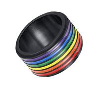 VERDANVERSE Anillo De Dedo Color Acero Inoxidable Resistente Joyería Gay Atractiva
