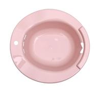 VERDANVERSE Bidé de Asiento para Baño Cuenco de Femenina para Embarazadas y Personas con Movilidad Reducida Material Saludable Compatible Mayoría de Inodoros Color Rosa