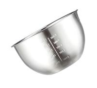 VERDANVERSE Bol Inoxidable con Bowl Mezclador para Hornear y Ensaladas Cuenco de Cocina Multifuncional para Huevos y Alimentos Fácil de Limpiar Diámetro