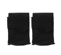 VERDANVERSE Bolsa para Batería de Guitarra 9v, 2 Unidades, Tela Oxford a Prueba de Humedad Compartimentos Transparentes, Almacenamiento Seguro para Músicos y Viajes