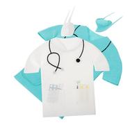 VERDANVERSE Bolsa para Botella De Vino Decorativa De Fieltro y Tela No Tejida, Tamaño Único, Colores Blanco y Azul Lago, Funda Práctica y Duradera para Fiesta, Ceremonia y Obsequio