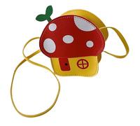 VERDANVERSE Bolso Bandolera Forma De Seta Bolso para Niño Niña Infantil Bonito Bolsa De Setas para Niñas y Práctica para Viajes