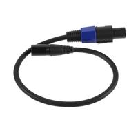 VERDANVERSE Cable de Audio con Conector Profesional Macho a XLR Macho de 50cm para Altavoces y Subwoofers, con Conexión de 3 Pines y Cierre de Resorte para Estudios y Mezcladores DJ