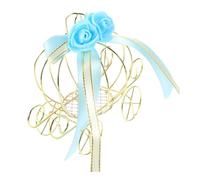 VERDANVERSE Caja de Decorativa de Hierro con Diseño de Carroza de Calabaza Azul Caja para y para Fiestas Bodas y Decoración Festiva