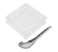 VERDANVERSE Caja de Fabricación de Caviar de Herramienta de Esferificación de Cocina Molecular Dispensador de Caviar Pequeña Diseño Transparente y Reutilizable