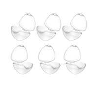 VERDANVERSE Caja para Guardar Chupetes para Bebés, Estuche Portátil Ligero de Pp 6 Piezas, Adecuado para Cochecito y Bolso de Pañales, Fácil de Llevar y Proteger