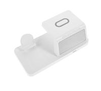 VERDANVERSE Cargador inalámbrico Dock de Carga de la mesita de Noche Base de Carga rapida Cargador de Escritorio inalámbrico Abdominales Blanco