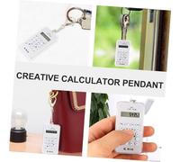 VERDANVERSE Colgante Creativo Calculadora Mini Metálico y Decorativo para Bolso Resistente y Funcional Accesorio Unisex para Diario