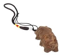 VERDANVERSE Colgante de Madera Tallada con Figura de Criatura Mítica en Madera de Nanmu Dorado Accesorio Colgante Decorativo para Teléfono y DIY Diseño Artesanal para Obsequio de Cumpleaños