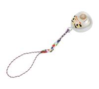VERDANVERSE Colgante Japonés Daruma con Campana de Agua Llavero Decorativo para Mujer Amuleto de para Novia Accesorio Colgante para Bolso y Mochila