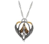 VERDANVERSE Collar Colgante de Oración Jesús Dije Corazón, Cadena Barroca Xl2298 para Mujer, Joyería Gótica Elegante, Accesorio Religioso para Fiestas y Uso Diario