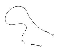 VERDANVERSE Cordón Magnético para Tapones de Oídos Negro, Cable de Conexión Antipérdida, Ajustable, Duradero, para Dormir y Proteger la Audición, Uso en Trabajo y Viaje, para Adultos y Niños