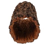 VERDANVERSE Cueva para Terrario Reptiles de Corcho Natural 10cm Diámetro 20cm Alto Refugio Húmedo Tronco Escondite para Gecko Lagarto Araña Decoración Terrario Bioactivo