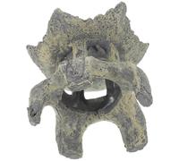 VERDANVERSE Decoración Acuario Pagoda Resina Refugio Oculto para Peces y Camarones Ornamento Estilo Asiático para Tanques Pequeños Cueva Decorativa para Bienestar Acuático