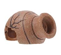 VERDANVERSE Decoración de Refugio para Reptiles Cueva para Serpientes y Terrarios Accesorio Seguro para Caja de Reptiles para Hábitats Desérticos
