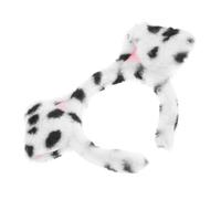 VERDANVERSE Diadema de Cachorro Diadema con Orejas de Cachorro Disfraz de Cachorro Diademas de Animales Diadema de Orejas de Animales Orejas de Halloween Accesorios para Perros Tela
