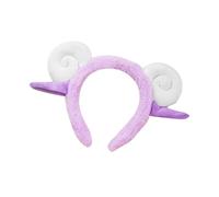 VERDANVERSE Diadema Peluche con Cuernos de Oveja para Fiesta y Cosplay Decoración de Cabello y Adorable con Orejas de Cordero Tocado Divertido para Eventos Familiares y Sociales