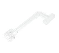 VERDANVERSE Filtro Skimmer para Peceras Pequeño de Plástico 20mm, Removedor de Película de Aceite y Proteínas Superficiales para Acuarios Domésticos, Procesador de Película Desengrasante