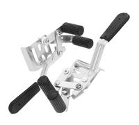 VERDANVERSE Frenos Para Sillas De Ruedas Doble Abrazadera, Metálico Tornillos Laterales, Bloqueo Antideslizante, Repuesto Duradero Para Frenos, Uso Seguro Sillas Manuales