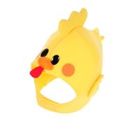 VERDANVERSE Gorro De Pollito De Peluche Suave, Gorro De Pascua Para Disfraz, Bonito Animal, Accesorio De Cosplay Para Niños, Recuerdo De Fiesta, Accesorios De Actuación En El Escenario, Color
