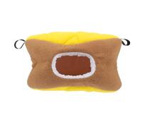 VERDANVERSE Hamaca de Algodón para Loros y Hámsters, Nido Cálido para Jaula, Saco de Dormir para Mascotas Pequeñas, Cama de Invierno para Pájaros, Accesorio Cómodo y Seguro para Jaulas