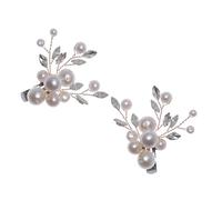 VERDANVERSE Hebillas De Clip Para Zapatos De Perlas y Piedras Brillantes, Desmontables, Plástico Duradero, Para Mujer, Bodas y Fiestas, Elegante y Decorativo