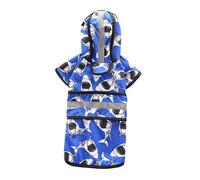VERDANVERSE Impermeable para Mascotas Chaqueta Abrigo para Perros Abrigo Impermeable para Perros Abrigos De Perro Salchicha Cachorro Perro Tejonero Impermeables para Perros Pata Poliéster Azul