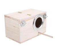 VERDANVERSE Jaula De Cría Tipo Caja para Pájaros Nido De Madera para Periquitos Casa para Cacatúas y Aves Pequeñas para Agapornis y Cría Interiores