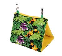 VERDANVERSE Jaula Nido para Pájaros Hamaca Colgante Diseño De Tropical para Nido De Pájaros Sombrilla De Verano para