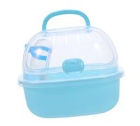 VERDANVERSE Jaula Portátil para Viaje de Hámster con Botella de Agua Automática Ventilación Óptima y Transporte Cómodo para Pequeños Roedores y Mascotas Pequeñas