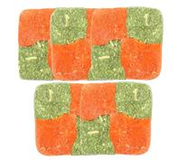 VERDANVERSE Juguetes Masticables para Conejos y Cobayas, Golosinas Molares Orgánicas de Heno Timothy, 5 Piezas, Snacks Naturales para Dentición, Suministros para Mascotas Pequeñas, Apto