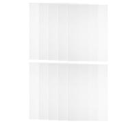 VERDANVERSE Lámina de PVC Transparente 0,2 mm A4 10 Hojas para Marcos y DIY, Alta Transparencia, Plástico Rígido para Manualidades