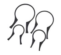 VERDANVERSE Llave para Filtro de Lente de Cámara de 4 Piezas de Plástico Negra Compatible Filtros de 37mm a 95mm Herramienta Práctica para Quitar Lentes en Fotografía