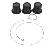 VERDANVERSE Lupa Clip para Reparación De Relojes y Joyería, Lente De Aumento De Cristal Transparente, 5x/10x/15x, 4 Piezas, Herramienta Precisa para Trabajos De Detalle