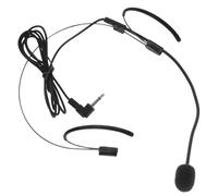 VERDANVERSE Micrófono de Cabeza para Hablar, micrófono pequeño Negro para Profesores y Escenario, fácil de Llevar y Guardar