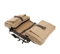 VERDANVERSE Mochila para Perros Medianos y Bolsa de Lona Estilo Alforja con Correas Ajustables y Compartimentos Laterales con para Senderismo Camping y Paseos