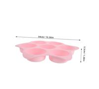 VERDANVERSE Moldes de Silicona Antiadherentes para Horno Cavidades Molde para Muffins y Hamburguesas Resistente Altas Temperaturas para Freidora de Aire Color Rosa para Pasteles y Pan