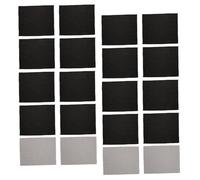 VERDANVERSE Paño de Microfibra para Limpieza de Lentes y Pantallas Tamaño 15X18 CM Pack de 24 Unidades 20 Negro 4 Gris Adecuado para Gafas Pantallas de Teléfono Joyas y Relojes