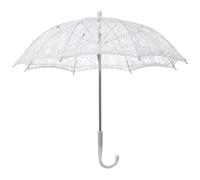 VERDANVERSE Paraguas de Encaje Romántico para Decoración de Fiestas y Espectáculos de Baile, Sombrilla Vintage Diseño Bordado Adecuado para Novias y Sesiones Fotográficas