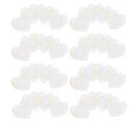 VERDANVERSE Parches Adhesivos Desechables de Aceite de Ricino 50 Uds 7x7 Cm en Forma de Corazón Algodón Orgánico Transpirable para Cuidado Abdominal y Relajación Muscular