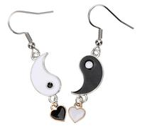 VERDANVERSE Pendientes Colgantes Yin Yang Tai Chi para Mujer Diseño de Gota Hipoalergénicos y Cómodos Accesorios de Moda Ideales para Uso Diario y Viajes