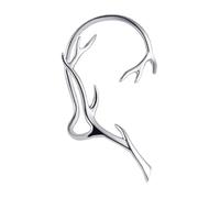 VERDANVERSE Pendientes Tipo Ear Cuff De Diseño De Ramitas Sencillas Clip Decorativo Oreja Pendiente De Moda Para Mujer Aretes Para Diario