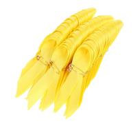 VERDANVERSE Pin de Solapa de Cinta Amarilla de Satén Imperdibles, 50 Piezas para Concienciación Cáncer Infantil, Accesorio de Apoyo y Manualidades, Adecuado para Eventos y Campañas