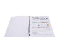 VERDANVERSE Planificador de Limpieza para Adultos Páginas y Atención al Detalle, en Papel, Adecuado para Oficina y Estudio, sin Fechas