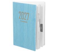VERDANVERSE Planificador Diario Mini 2027 Azul Portabilidad Compacta y Gestión Oficina y Escuela