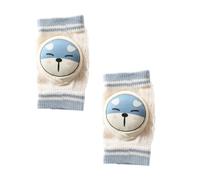 VERDANVERSE Protector de Rodilla Buena Elasticidad Anticaída Algodón Transpirable 1 Par Azul para Ñiño Adecuado para Aprender a Caminar en Interiores