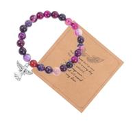 VERDANVERSE Pulseras De Cuentas De Piedra Para Condolencias Regalos Conmemorativos Pérdida Hijo o Madre Para Ocasiones De Duelo y Apoyo Emocional