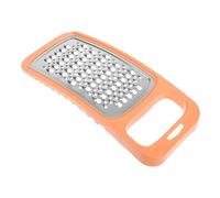 VERDANVERSE Rallador Multifuncional de Acero Inoxidable y PP Rallador Pequeño Doble Cara para Verduras y Queso Cortador de Patatas Portátil y Utensilio de Cocina Compacto Naranja para Uso