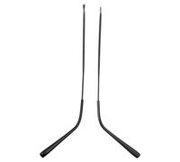 VERDANVERSE Reemplazo Patillas Metálicas para Gafas Diseño Diente Acero Inoxidable Negro Accesorios para Reparación de Monturas de Gafas y Lentes