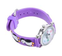 VERDANVERSE Reloj Infantil Analógico con Diseño de Pingüino Correa y Números para Niñas Actividades al Aire